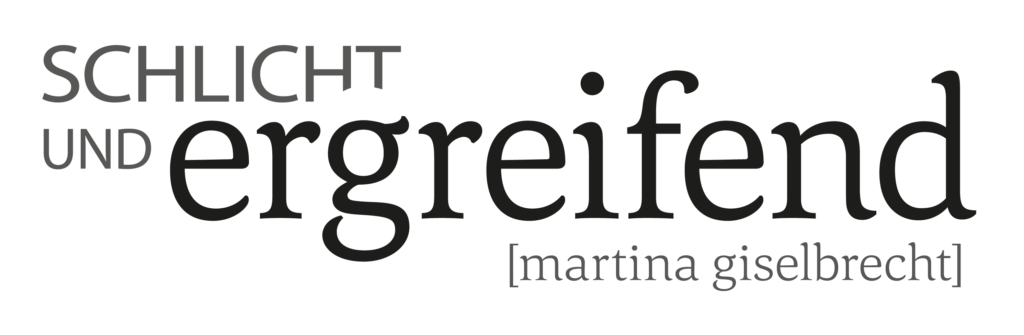 Logo schlicht und ergreifend die werbeagentur, martina giselbrecht