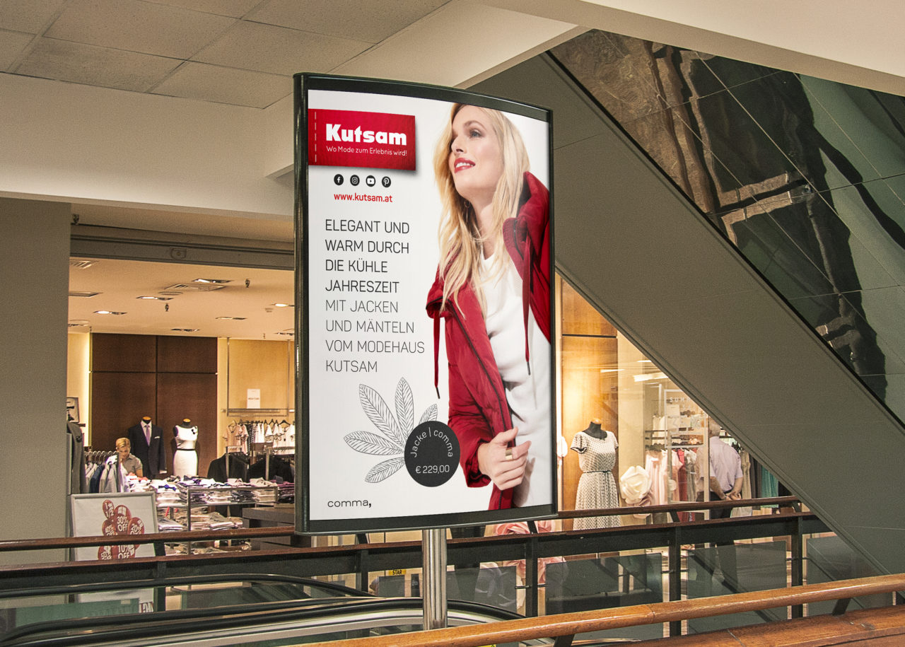 Plakat Modehaus Kutsam