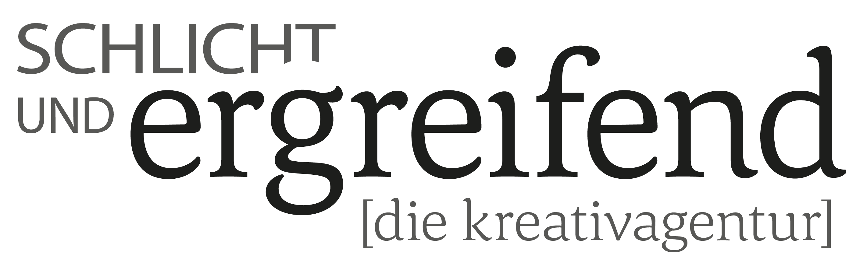 Logo schlicht und ergreifend – die kreativagentur